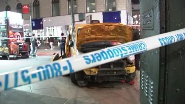 Holiday Chaos: Taxi Plows Into Pedestrians in Midtown Manhattan