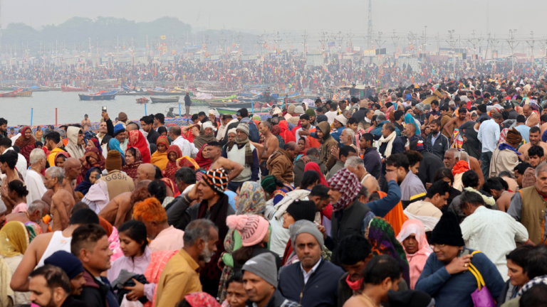 Sacred Waters: The Maha Kumbh Mela Unfolds in Prayagraj