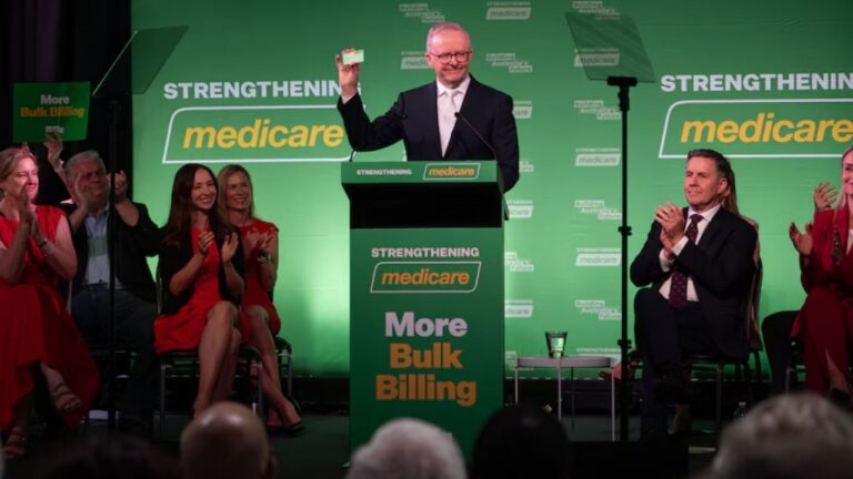 Albanese’s Healthcare Pitch Faces Swift Counter from Dutton at Tasmanian Rally