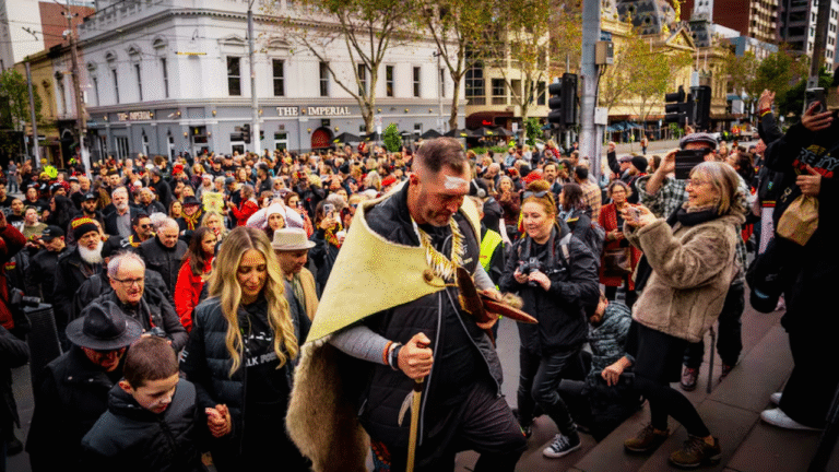 Cheers Erupt as Travis Lovett Completes 508-Kilometre Walk for Truth and Treaty