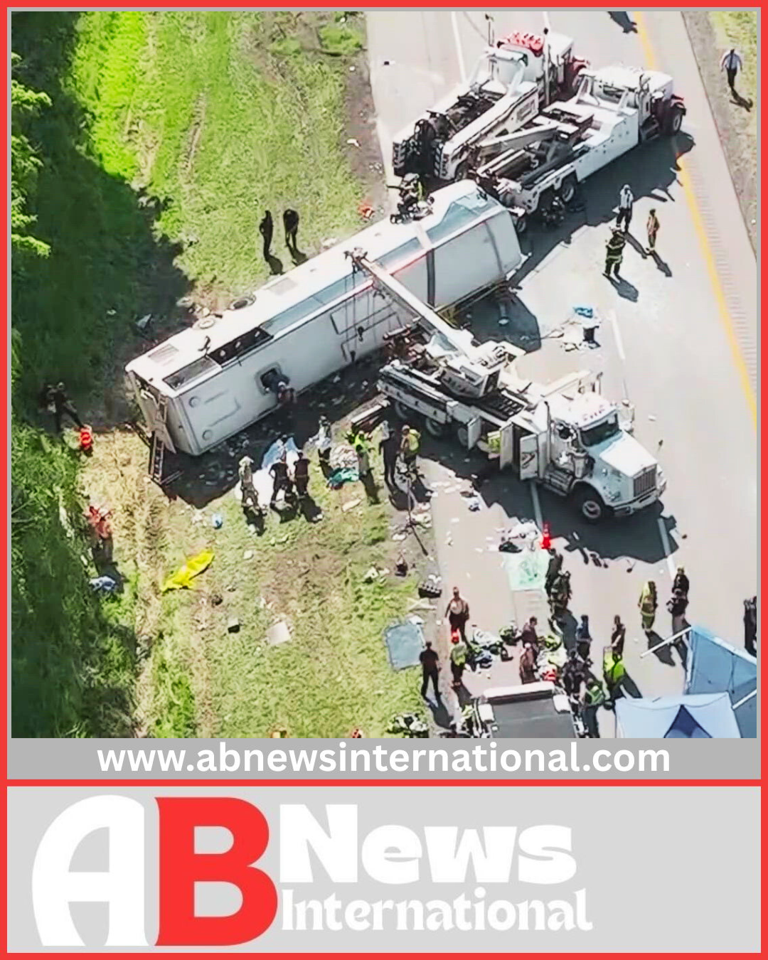 Tragedy on I-90: Tour Bus Crash Leaves Five Dead, Dozens Injured - AB ...
