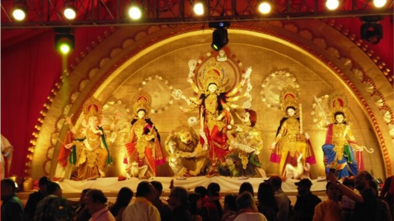 Dhaka Puja Mandaps Glow with Sindoor Khela on Vijaya Dashami