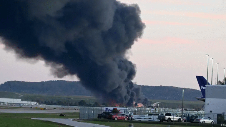 UPS Cargo Plane Crashes After Takeoff in Louisville, Kentucky, Killing at Least 7