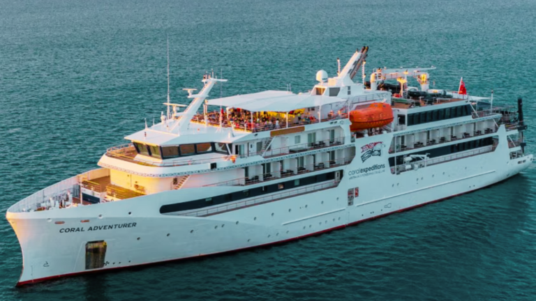 Australian Cruise Ship Coral Adventurer Runs Aground Off Papua New Guinea