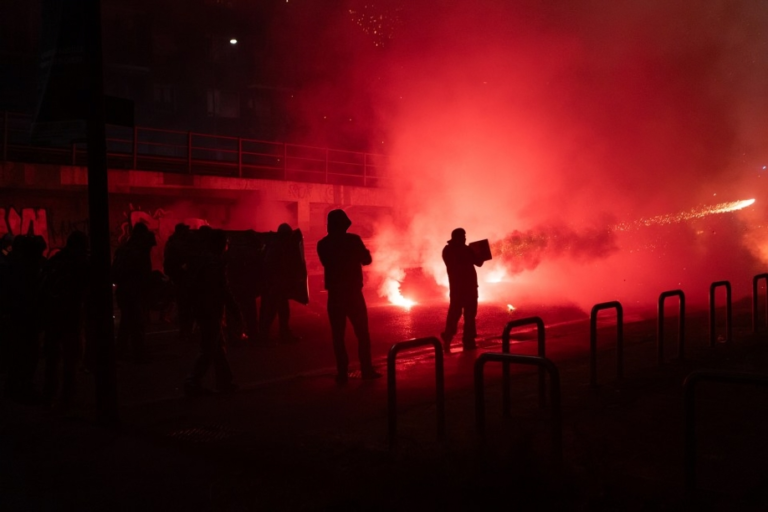 Tensions Flare Near Milan Olympic Venue as Police Clash With Small Group of Protesters