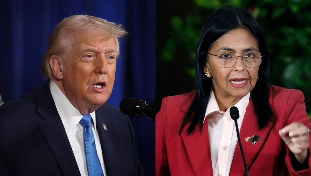 Trump Says He Will Visit Venezuela, Praises “Excellent” Ties With Interim Leader Delcy Rodríguez
