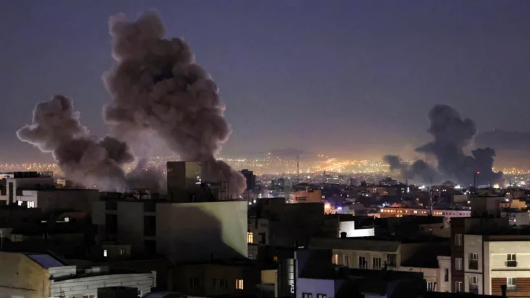 Israel Launches Fresh Airstrikes on Central Tehran as Explosions Rock the Capital