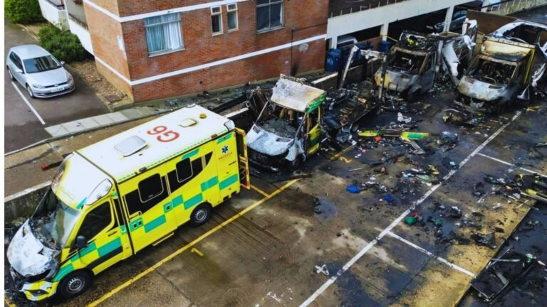 London Hate Crime: Four Jewish Charity Ambulances Torched in Overnight Attack