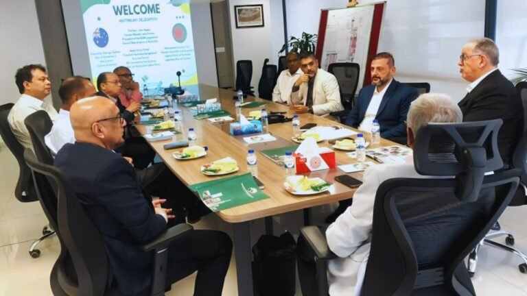 Australian Delegation Visits Sirajganj Economic Zone to Explore Investment Opportunities