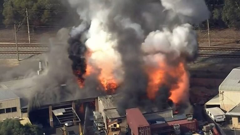 HAZMAT Warning Remains as Crews Work to Clear Toxic Waste from WA’s Largest Battery Fire