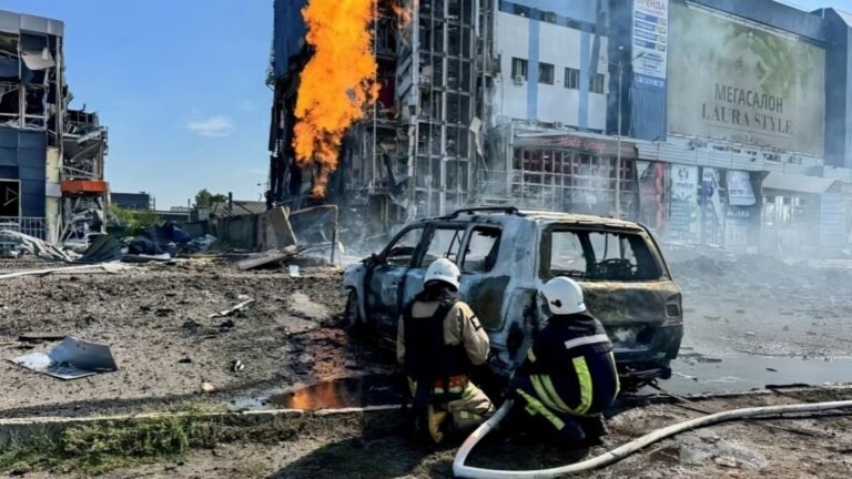 Russia Pounds Kharkiv With Day‑Long Drone Barrage Strikes Ignite Fires, Injure Civilians as Attacks Spread Across Region