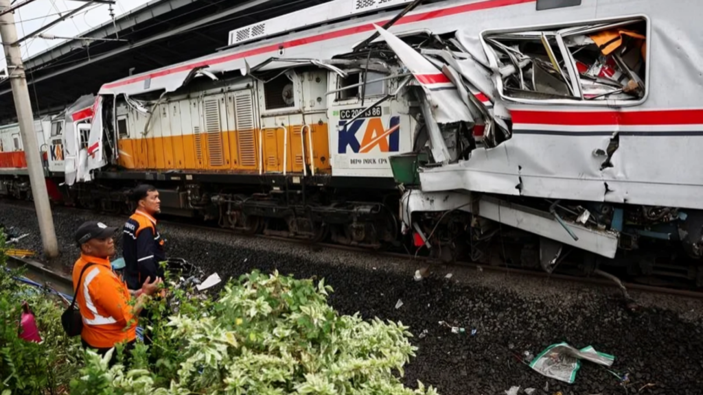Train Tragedy Near Jakarta Claims 14 Lives as Rescuers Race Against Time