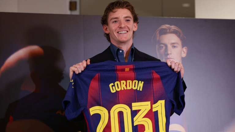 Anthony Gordon Fulfils Childhood Dream as Barcelona Unveil €80m Signing With Fluent Spanish Surprise
