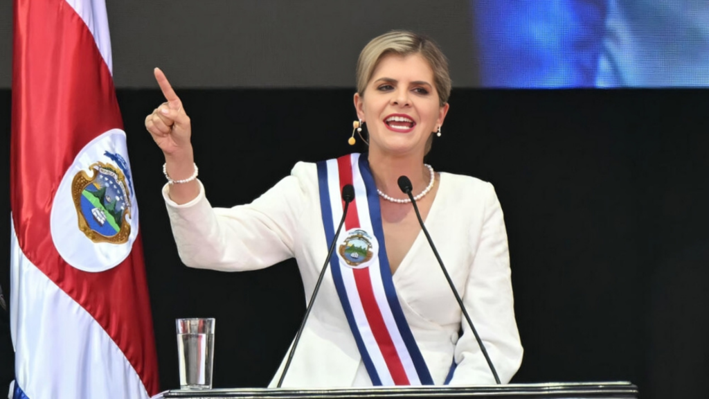 Costa Rica’s New President Laura Fernandez Promises “Firm Hand” as Crime Surges