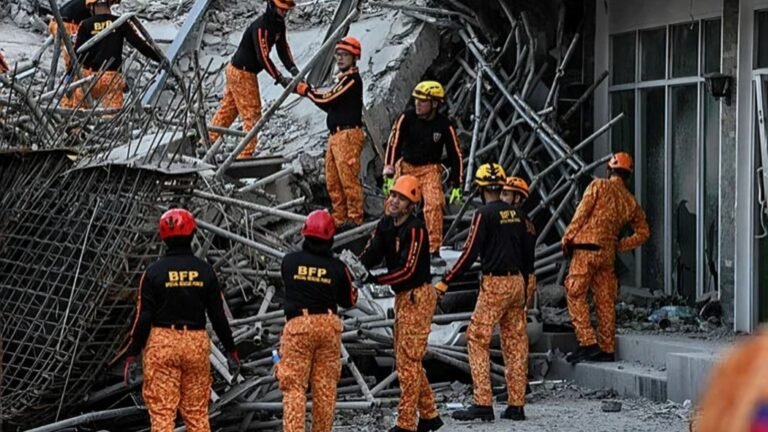 Philippine Rescuers Race to Find Survivors as Building Collapse Death Toll Rises