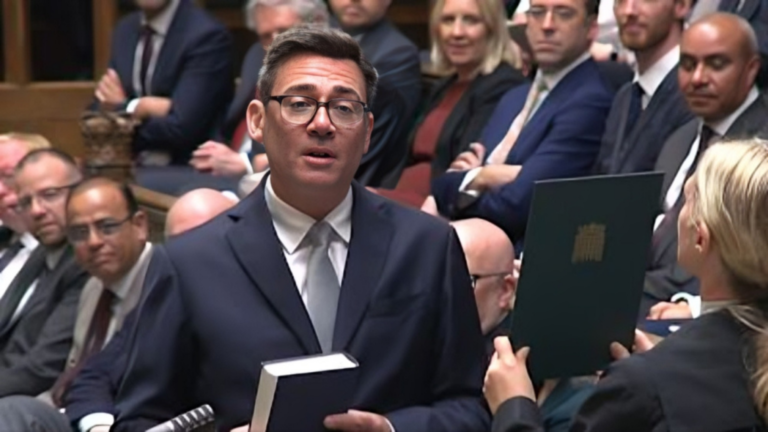 Andy Burnham Gets Hero’s Welcome in Westminster as Path to No. 10 Widens