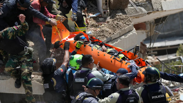 Father and Son Pulled Alive From Venezuela Rubble Four Days After Deadly Quakes