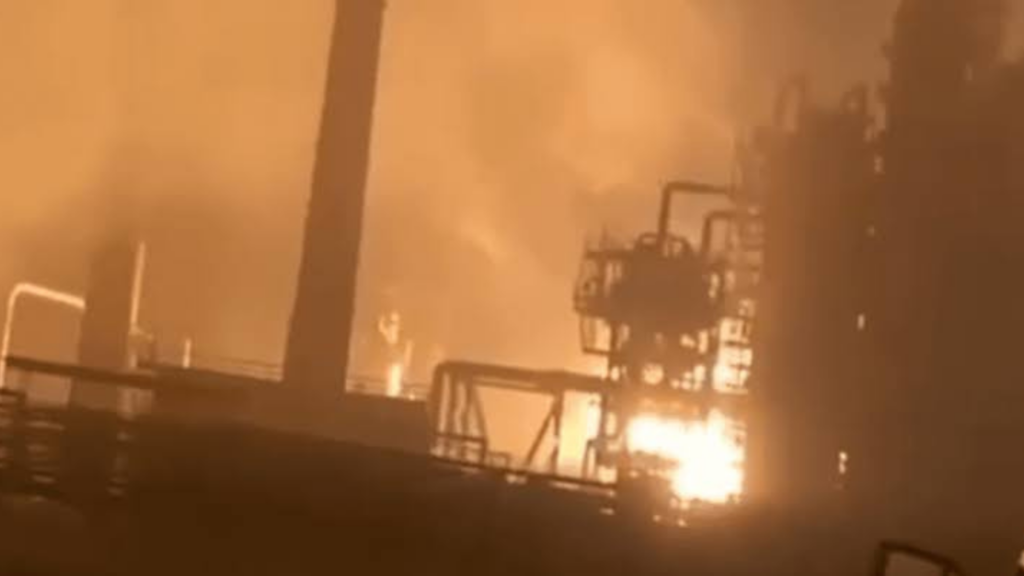 Ukraine Intensifies Drone Strikes on Russia, Igniting Major Refinery Blaze and Killing Two
