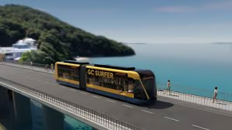 ‘Gold Coast Surfer’ Metro Buses to Replace Axed Light Rail as Queensland Unveils New Transport Vision