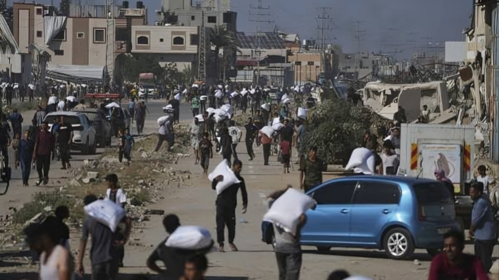 UN Says Hamas Stormed Gaza Aid Depot, Forcing Workers to Halt Food Distributions