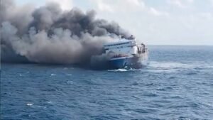 Five Dead, 41 Missing After Indonesian Ferry Fire; Major Rescue Operation Underway