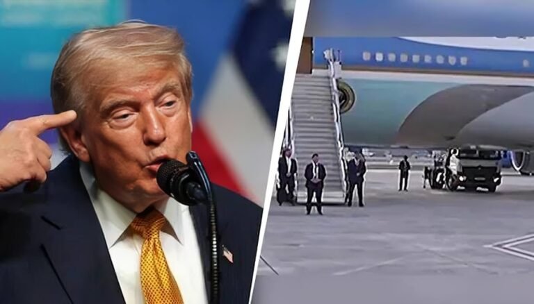 Trump’s Secret Plane Swap Revealed Amid Fears of Iranian Missile Strike