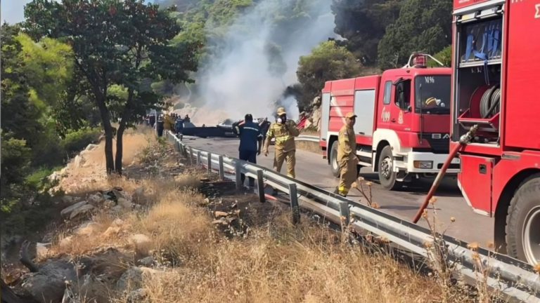 Firefighting Tragedy in Greece: Two Killed After Helicopters Collide During Wildfire Battle