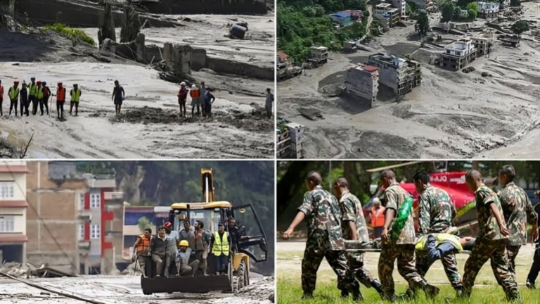 Why Rescuers Fear a Newly Formed Barrier Lake Could Trigger Another Nepal-Tibet Flood