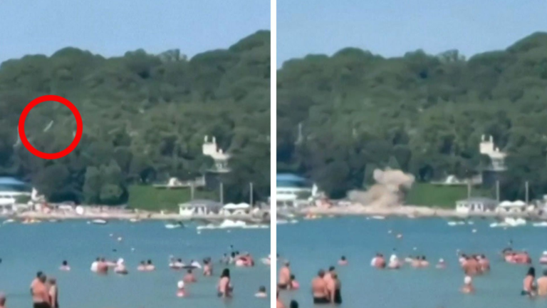 Panic on the Black Sea: Drone Crashes Into Beach Crowds, Dozens Injured in Fiery Blast