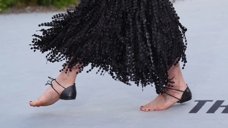 Margaret Qualley Stuns at ‘The Dog Stars’ Premiere by Wearing Viral ‘Barefoot Heels’ on the Red Carpet