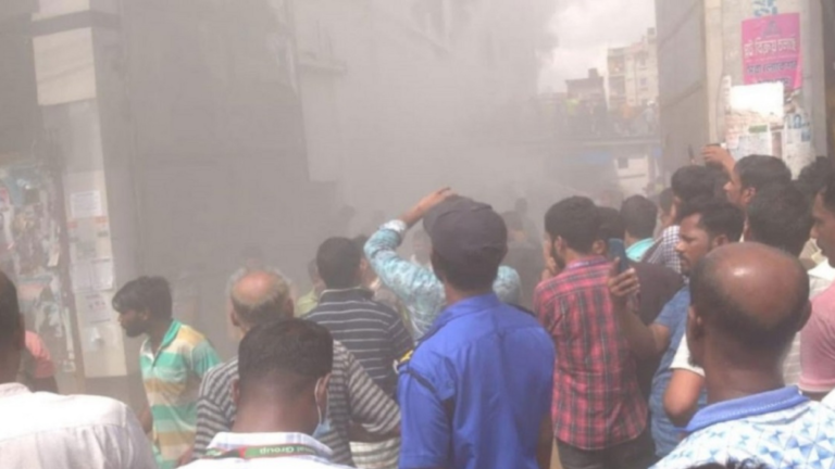 Major Fire Breaks Out at Ashulia Garments Factory, Multiple Injured