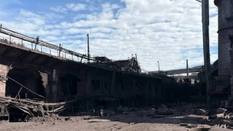 Russian Strikes Force Ukraine’s Zaporizhstal Steel Plant to Shut Down