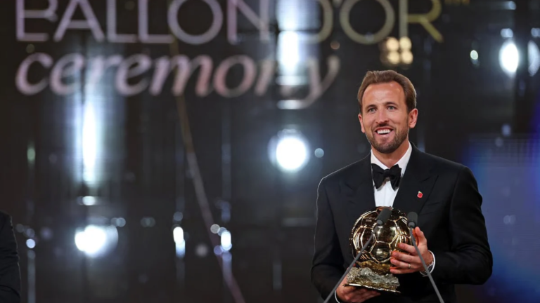 Harry Kane Wins Ballon d’Or, Ending 25-Year Wait for an English Winner