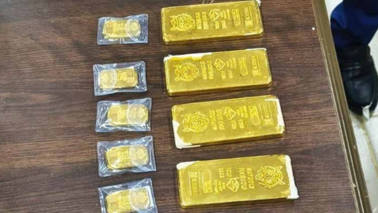 Customs Seizes 4.5kg Gold Worth Tk8 Crore from Malaysian Passenger at Dhaka Airport
