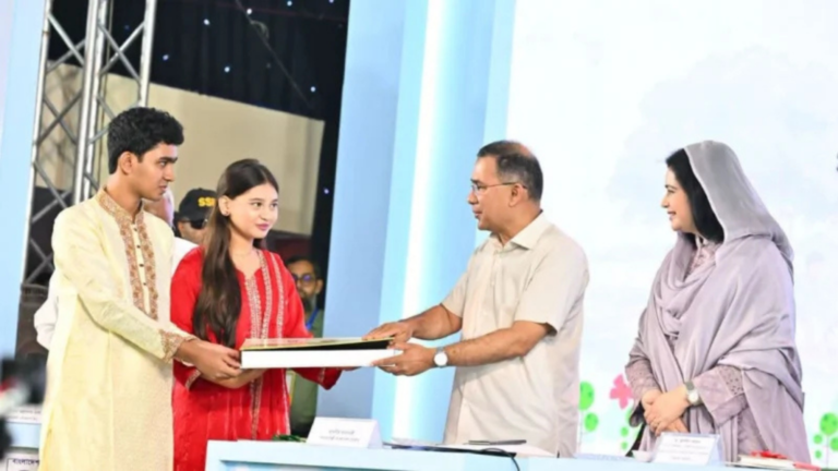Minister Urges Children to Follow Ziaur Rahman’s Ideals at Shishu Academy Golden Jubilee Event