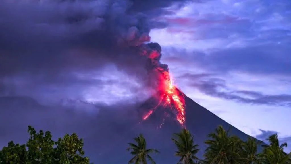 Mount Mayon Erupts, Prompting Evacuation Warnings in the Philippines