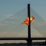 Russian Drone Strikes Target Key Kyiv Bridges for Fourth Consecutive Day
