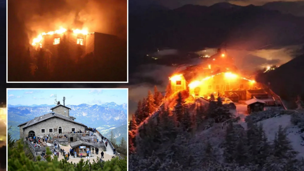 Suspect Detained After Fire Engulfs Hitler’s Historic Eagle’s Nest Retreat in Germany